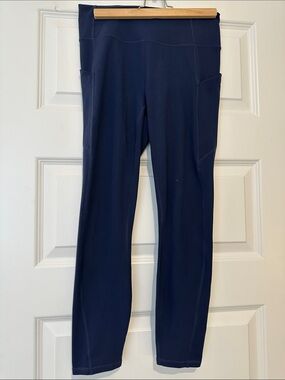Fabletics PureLuxe Navy High-Waist Performance Leggings